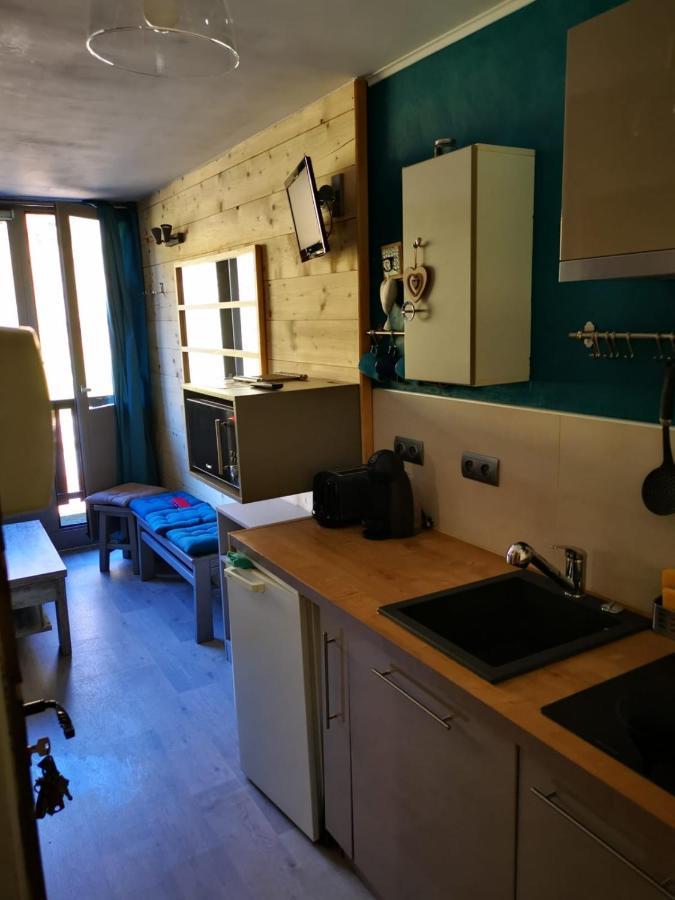 Studio Chaleureux A Lanslevillard Val Cenis 2 Pers Exterior foto